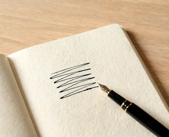 Writing test desk
